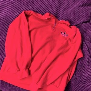 Adidas zip up halfway sweater